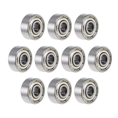 Harfington Uxcell Deep Groove Ball Bearing Double Shielded ABEC-3 Bearings