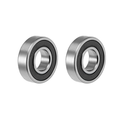 Harfington Uxcell Deep Groove Ball Bearings Inch Double Sealed Chrome Steel ABEC-3 Z1