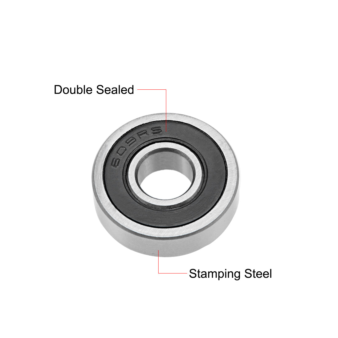 uxcell Uxcell Deep Groove Ball Bearing Double Sealed P6 Z1 Bearings