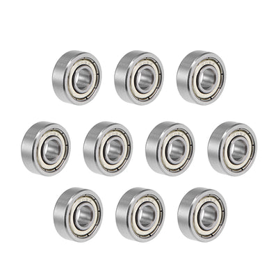 Harfington Uxcell Deep Groove Ball Bearing Double Shielded ABEC-3 Bearings