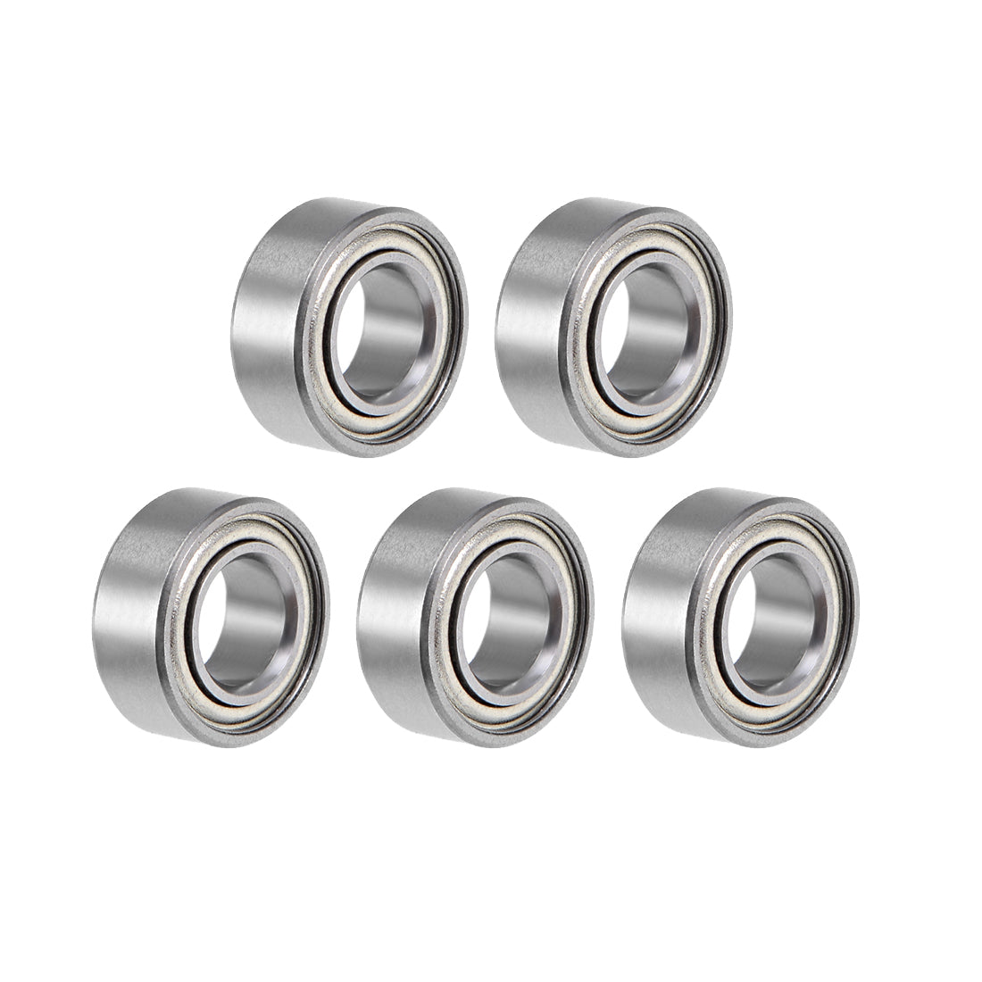 Harfington Deep Groove Ball Bearings Metric Double Shielded Chrome Steel P6 Z1