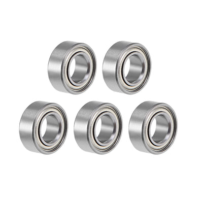 Harfington Deep Groove Ball Bearings Metric Double Shielded Chrome Steel P6 Z1