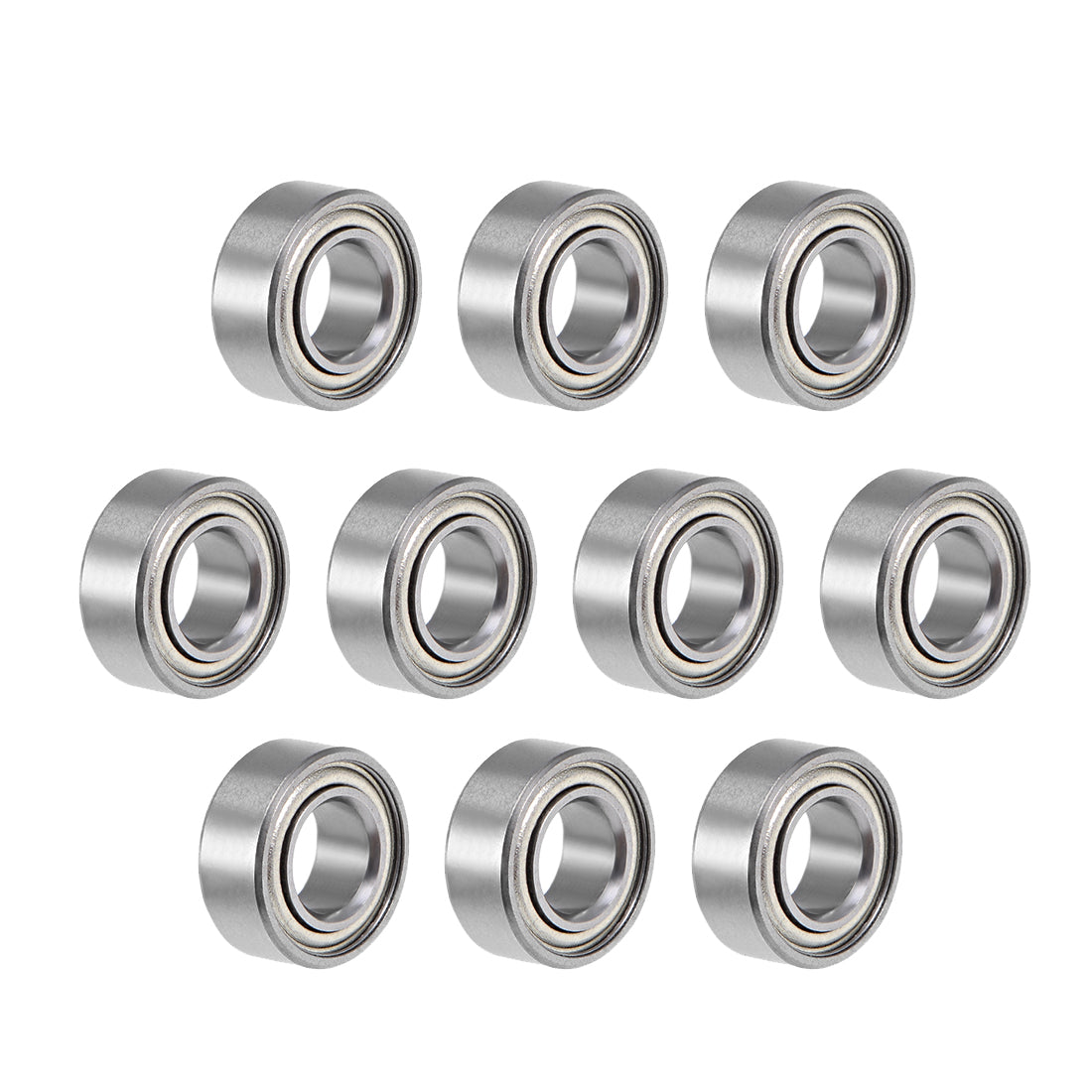Harfington Deep Groove Ball Bearings Metric Double Shield Chrome Steel ABEC-3 Z1