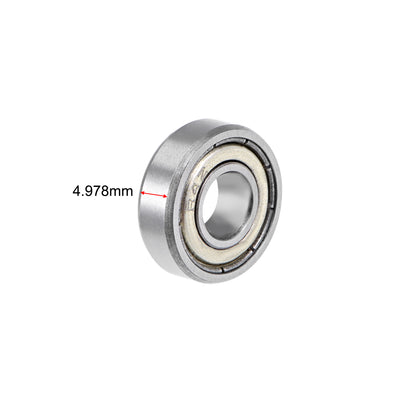 Harfington Deep Groove Ball Bearings Inch Double Shielded Chrome Steel ABEC-3 Z1