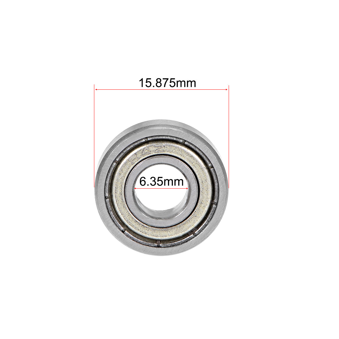 Harfington R4ZZ Ball Bearing 1/4"x5/8"x0.196" Double Shielded ABEC-3 Bearings 10pcs