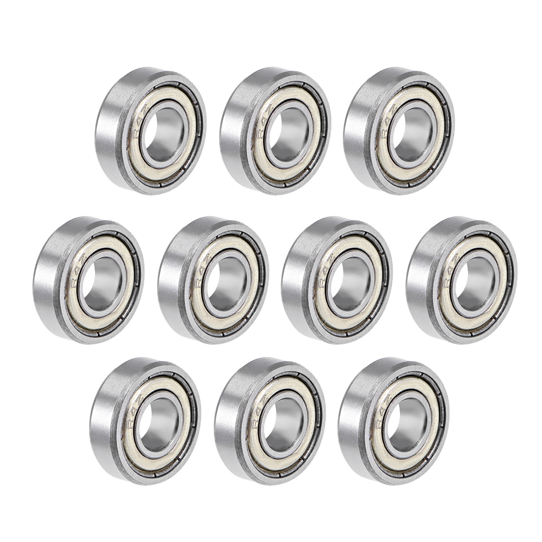 Harfington R4ZZ Ball Bearing 1/4"x5/8"x0.196" Double Shielded ABEC-3 Bearings 10pcs