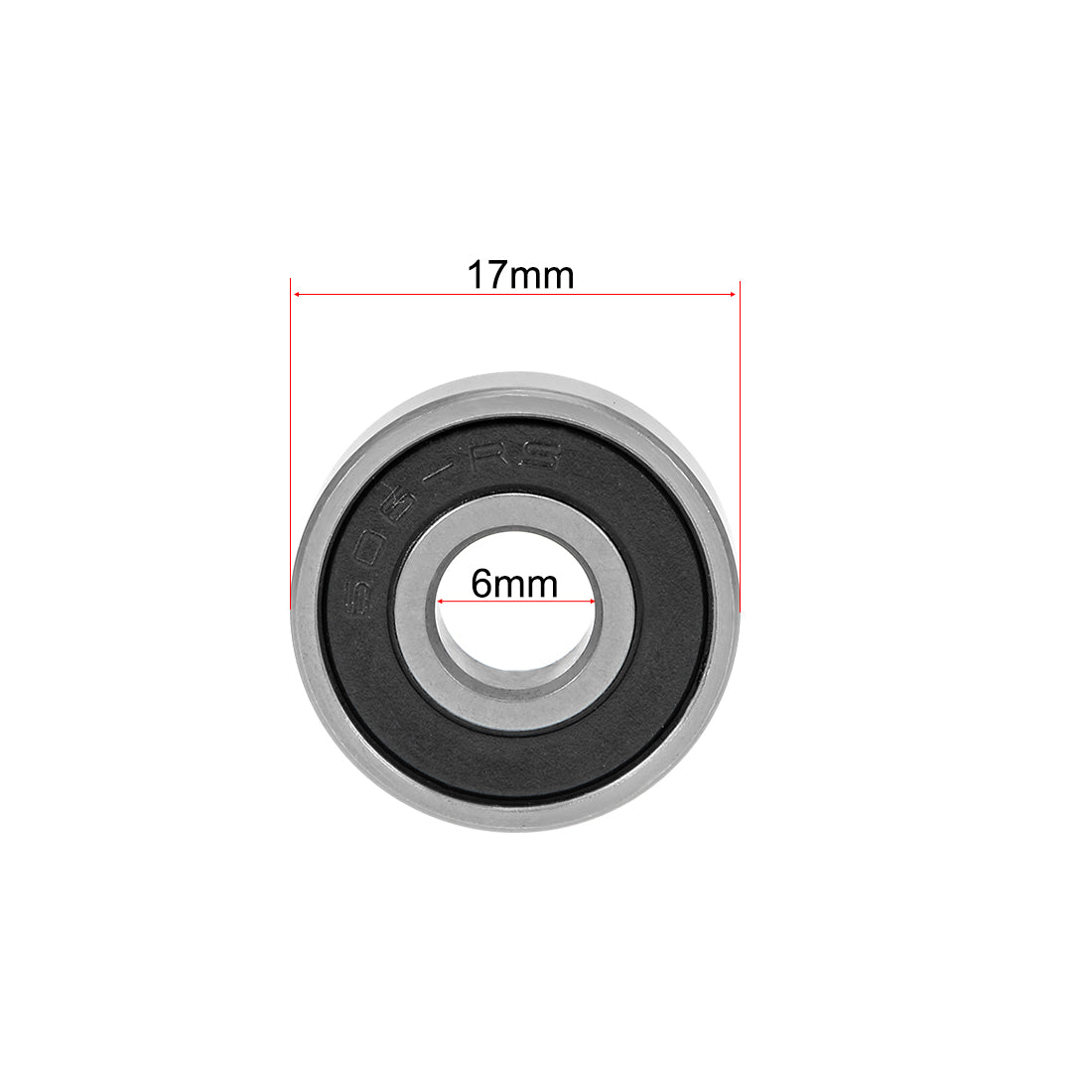 uxcell Uxcell Deep Groove Ball Bearing Double Sealed P6 Z1 Bearings