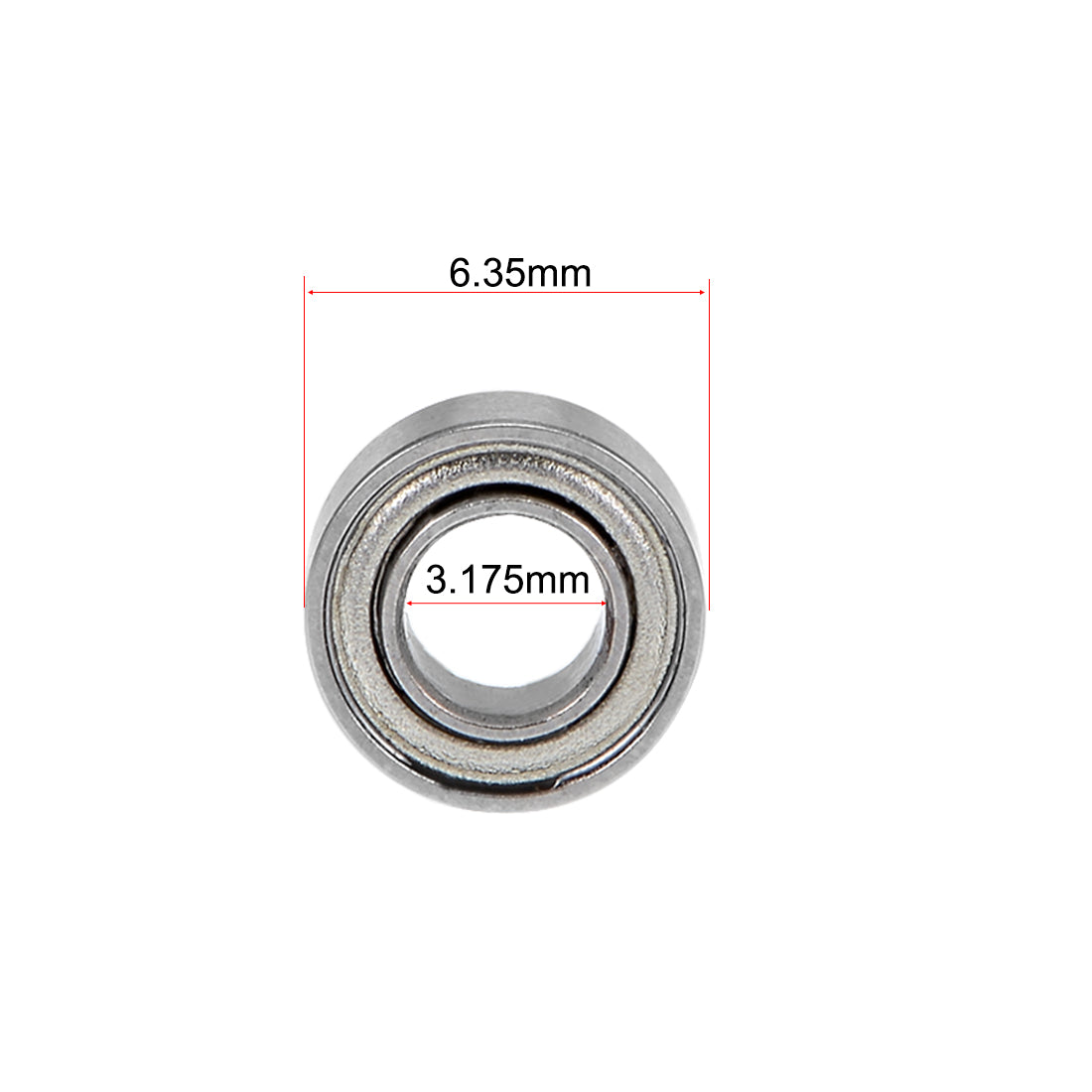 Harfington Deep Groove Ball Bearings Inch Double Shielded Chrome Steel ABEC-3 Z1