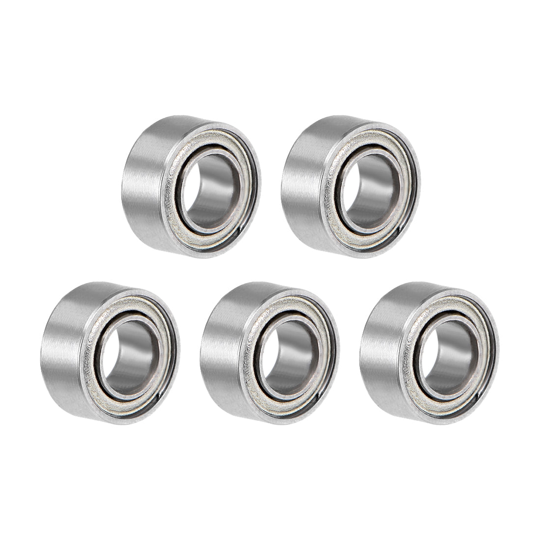 Harfington Deep Groove Ball Bearings Inch Double Shielded Chrome Steel ABEC-3 Z1