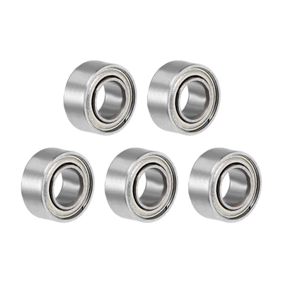 Harfington Deep Groove Ball Bearings Inch Double Shielded Chrome Steel ABEC-3 Z1