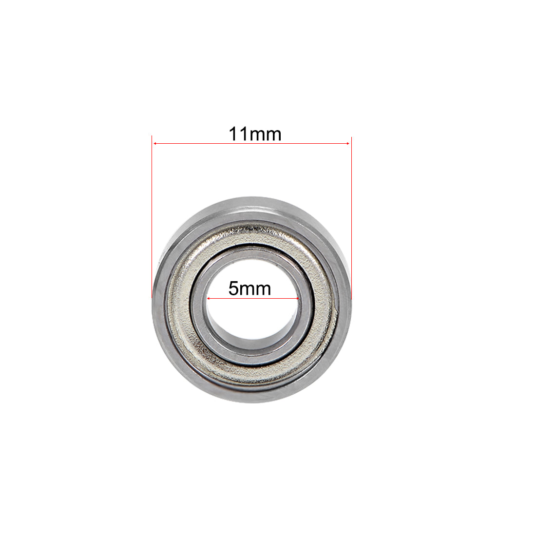 Harfington Deep Groove Ball Bearings Metric Double Shield Chrome Steel ABEC-3 Z1