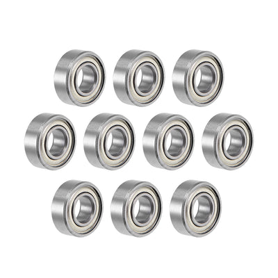 Harfington Deep Groove Ball Bearings Metric Double Shield Chrome Steel ABEC-3 Z1