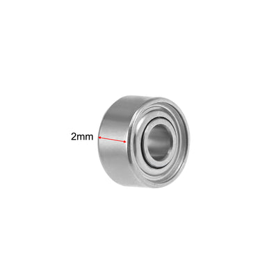 Harfington Uxcell Deep Groove Ball Bearing Double Shielded ABEC-3 Bearings