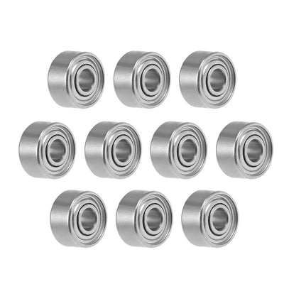 Harfington Uxcell Deep Groove Ball Bearing Double Shielded ABEC-3 Bearings