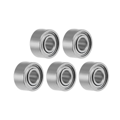 Harfington Deep Groove Ball Bearings Metric Double Shielded Chrome Steel P6 Z1