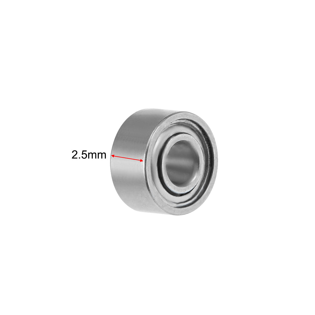Harfington Deep Groove Ball Bearings Metric Double Shield Chrome Steel ABEC-3 Z1