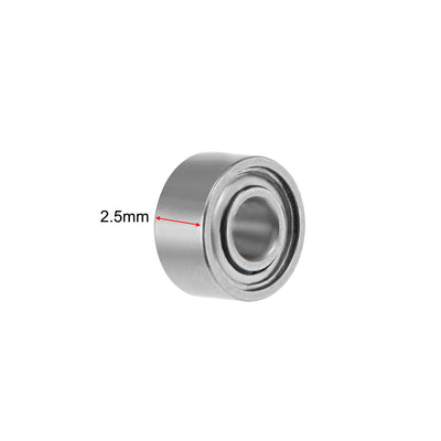 Harfington Deep Groove Ball Bearings Metric Double Shield Chrome Steel ABEC-3 Z1