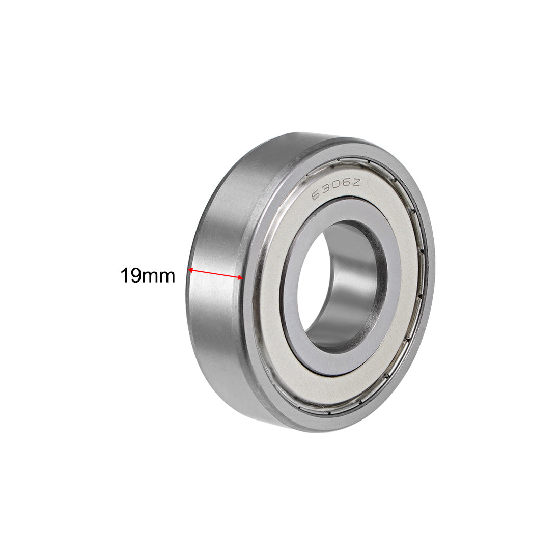 Harfington Deep Groove Ball Bearings Metric Double Shielded Chrome Steel ABEC-3 Z1