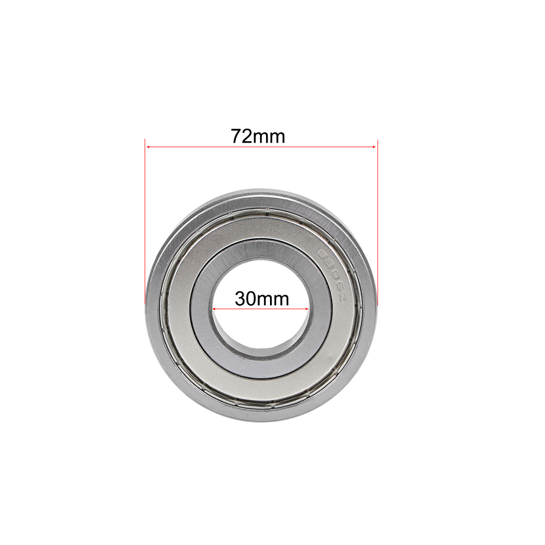 Harfington Deep Groove Ball Bearings Metric Double Shielded Chrome Steel ABEC-3 Z1