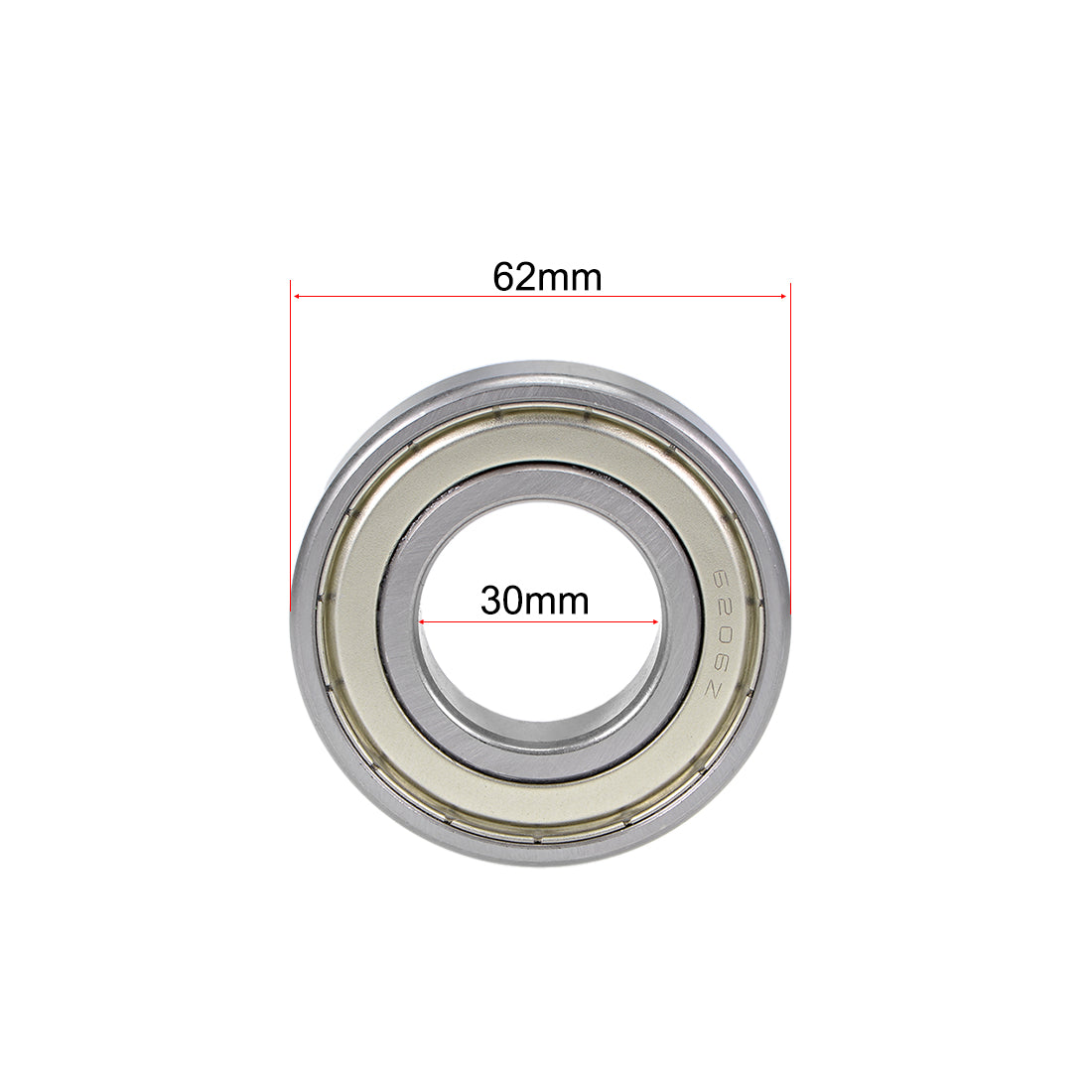 Harfington Deep Groove Ball Bearings Metric Double Shielded Chrome Steel ABEC3 Z1