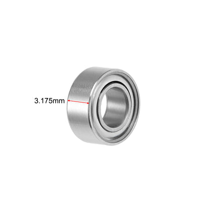 Harfington Deep Groove Ball Bearings Inch Double Shielded Chrome Steel ABEC-3