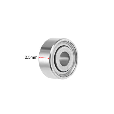 Harfington Deep Groove Ball Bearings Metric Double Shielded Chrome Steel P6 Z1