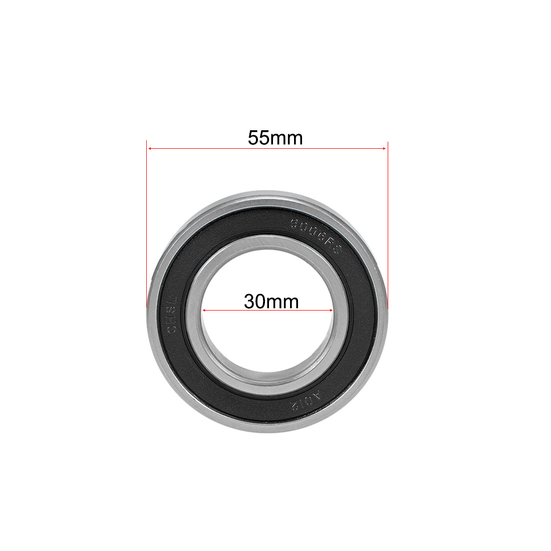 uxcell Uxcell Deep Groove Ball Bearing Double Sealed ABEC-3 Z1 Bearings