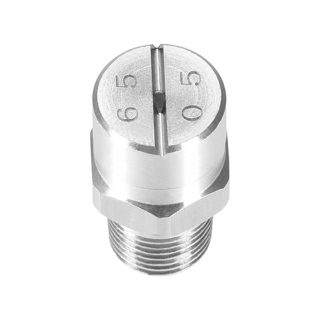 Harfington Flat Fan Spray Tip - 1/8BSPT Male Thread 304 Stainless Steel Nozzle - 65 Degree 1.4mm Orifice Diameter - 2 Pcs