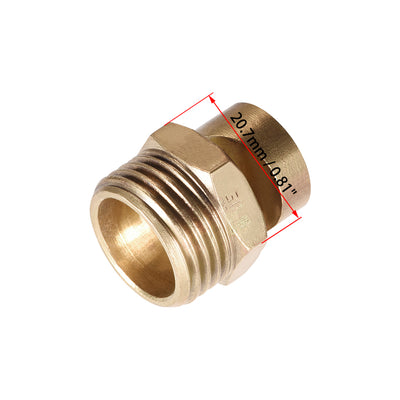 Harfington Floodjet  Tip - 1/2BSPT Brass 170 Degree Wide Angle Flat Fan Nozzle - 2 Pcs