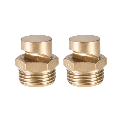 Harfington Floodjet  Tip - 1/2BSPT Brass 170 Degree Wide Angle Flat Fan Nozzle - 2 Pcs