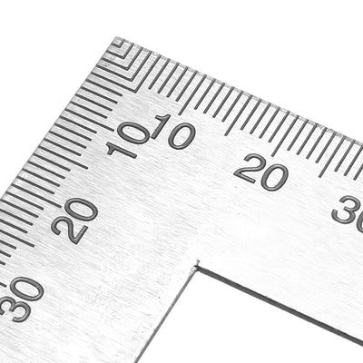 Harfington L Square 150x300mm Steel Scale Square Ruler 90 Degree Angle Ruler Measuring Layout Tool for Carpenter Engineer