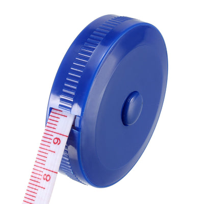 Harfington Cloth Tape Measure for Body 60 Inch Metric Inch Retractable Measuring Tape Soft Dual Sided for Tailor Sewing 1.5 Meter 3pcs Color Random