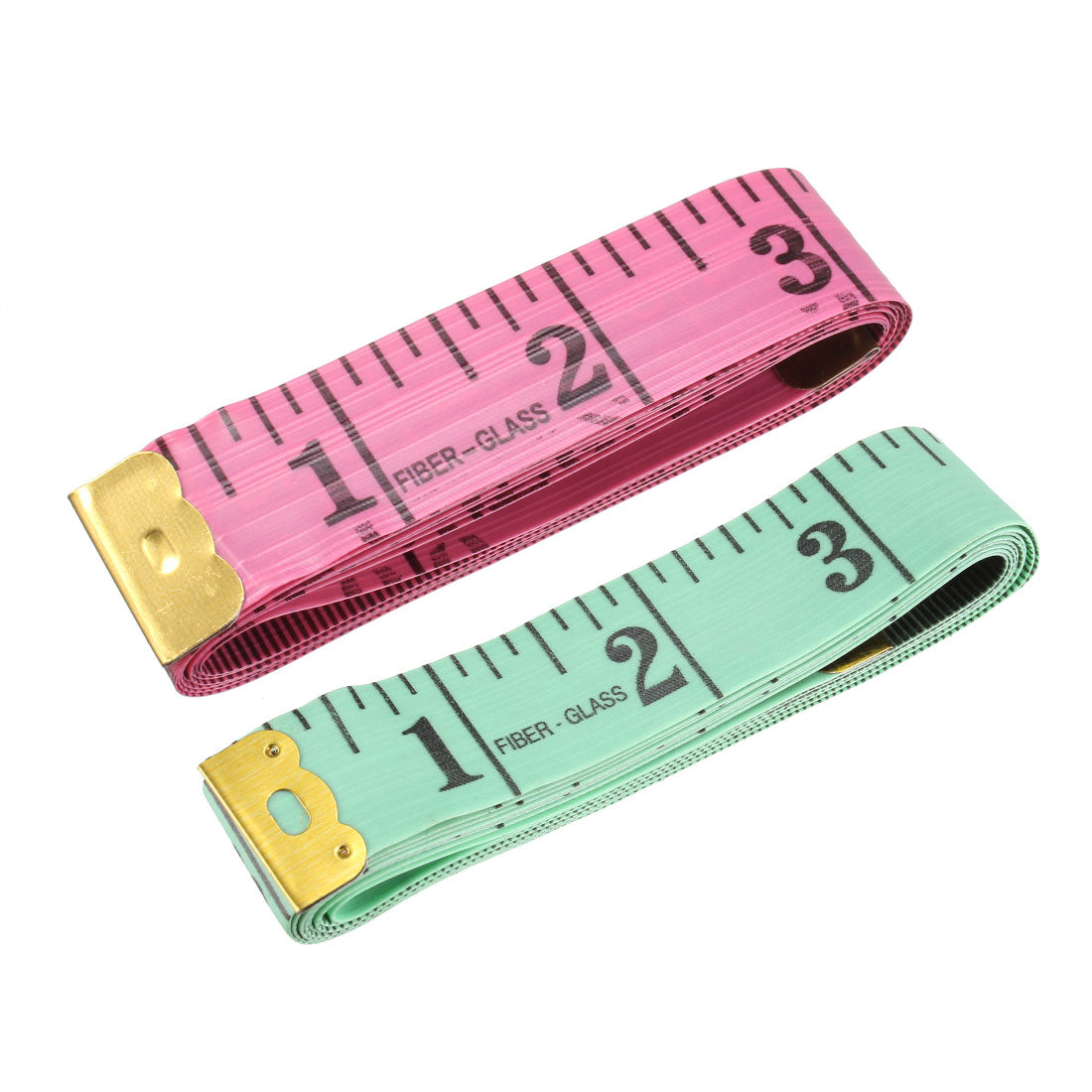 Harfington Cloth Tape Measure for Body 60 Inch Metric Inch Measuring Tape Soft Double Sided for Tailor Sewing 1.5 Meter 2Pcs Color Random