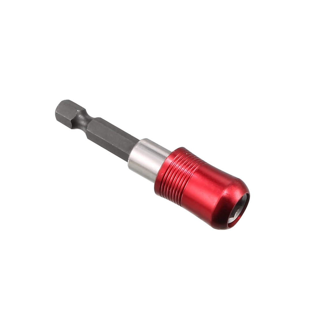 Harfington Extension Extend Socket Drill Bit Holder, Magnetic Hex Screwdriver Power Tools ,2.4-inch Length,1/4''-Hexagon Drill Red