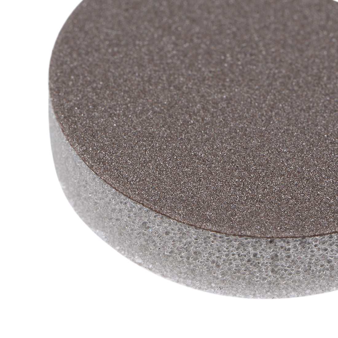 Harfington 1-Inch 800-Grits Hook and Loop Sanding Disc, Sponge Sanding Pad Wet Dry Aluminum Oxide Sandpaper for Polishing & Grinding 5pcs