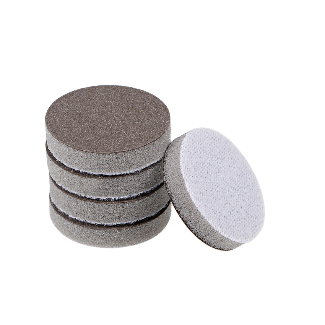 Harfington 1-Inch 800-Grits Hook and Loop Sanding Disc, Sponge Sanding Pad Wet Dry Aluminum Oxide Sandpaper for Polishing & Grinding 5pcs
