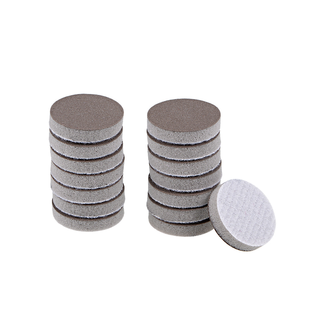 Harfington 1.2-Inch 800-Grits Hook and Loop Sanding Disc, Sponge Sanding Pad Wet Dry Aluminum Oxide Sandpaper for Polishing & Grinding 15pcs