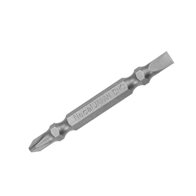 Harfington PH2/SL5 Magnetic Double Ended Screwdriver Bits, 1/4 Inch Hex Shank 2.56-inch Length S2 Power Tool