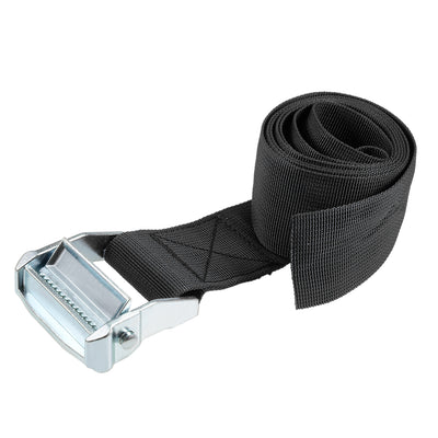 Harfington Cam Buckle Tie Down Lashing Strap  Mx mm for Moving Cargo, Pack of 1