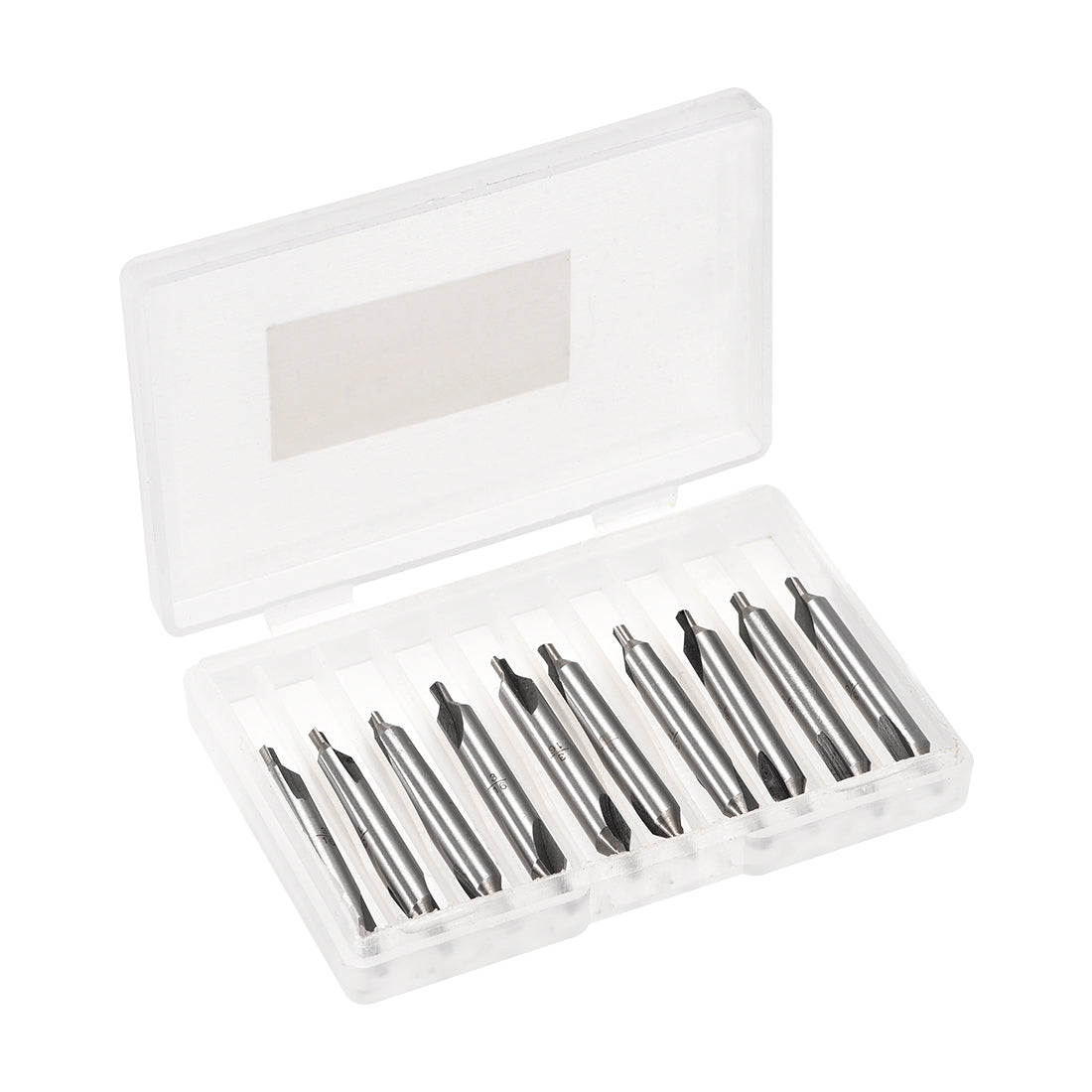 Harfington Combined Drills Plain Type 3/16 Inch,6542 HSS Countersinks 10pcs