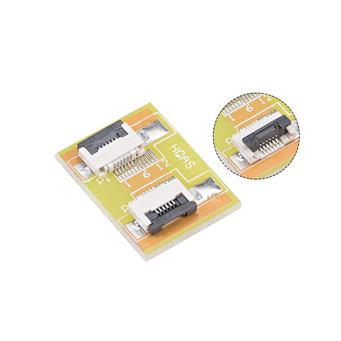 Harfington 0.5mm Pitch 6 Pins to 6 Pins Extension Connector Aapter for FFC FPC Cable Extend ZIP HDD