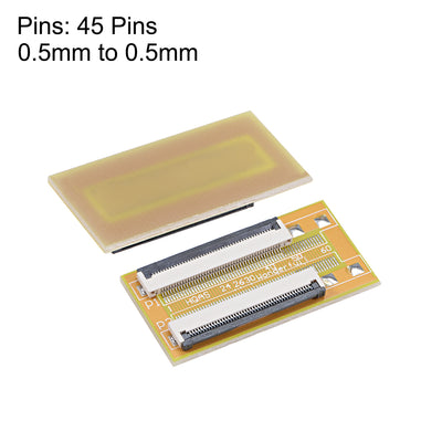 Harfington 0.5mm Pitch 45 Pin to 45Pins Extension Connector Aapter for FFC FPC Connector Extend ZIP