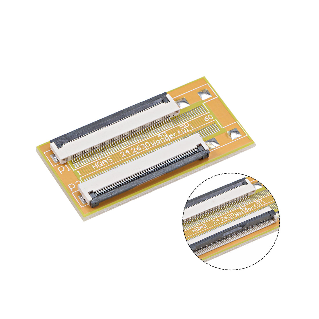 Harfington 0.5mm Pitch 45 Pin to 45Pins Extension Connector Aapter for FFC FPC Connector Extend ZIP