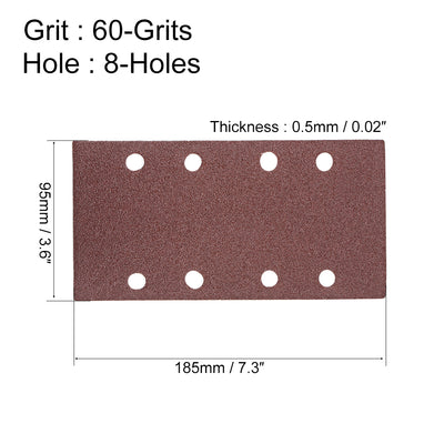 Harfington 5.5 inch Aluminum Oxide Hook and Loop Sanding Sheet
