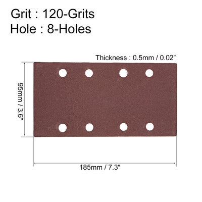 Harfington 5.5 inch Aluminum Oxide Hook and Loop Sanding Sheet