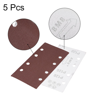 Harfington 5.5 inch Aluminum Oxide Hook and Loop Sanding Sheet