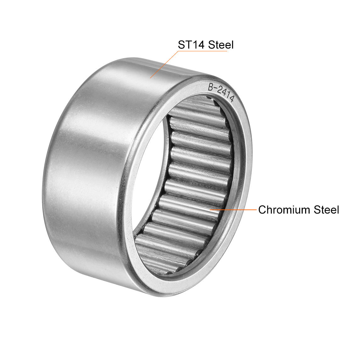 Harfington Needle Roller Bearings Open End Full Complement Steel Drawn Cup