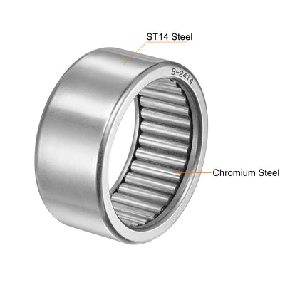 Harfington Needle Roller Bearings Open End Full Complement Steel Drawn Cup