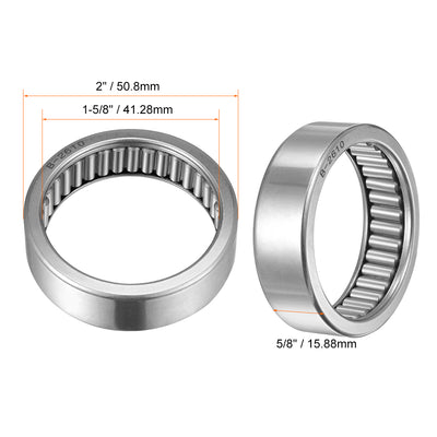 Harfington Needle Roller Bearings Open End Full Complement Steel Drawn Cup