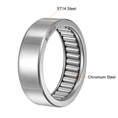 Harfington Needle Roller Bearings Open End Full Complement Steel Drawn Cup